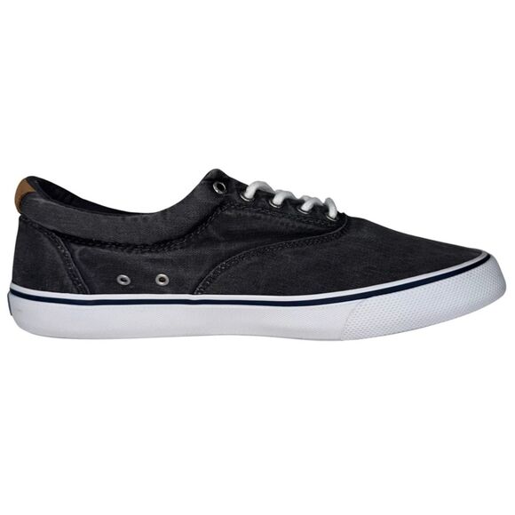 Sperry Stiper II CVO Sneaker Mens Size 13 Gray Canvas Top-Sider Salt Wash New - Picture 1 of 9
